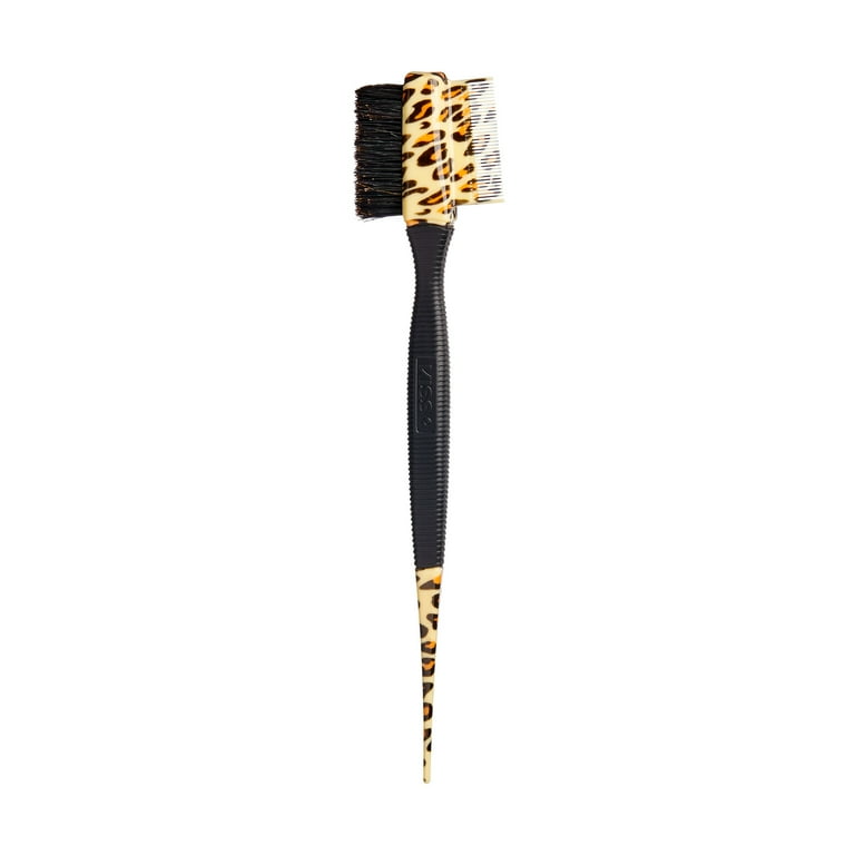 KISS COLORS & CARE 3-in-1 Edge Styler Hair Brush, Boar