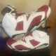 thumbnail image 3 of Ni - ke Air Jordan 6 Retro Carmine CT8529-106 PreOwned Men’s Sneakers Rare Size 13 A42, 3 of 5
