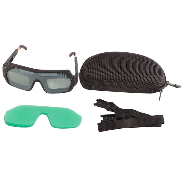 Oubit Lunettes de Soudage de Protection de Sécurité, Auto Assombrissement Soudage Goggle Auto Assombrissement Soudage Goggle Solaire Auto Goggle Robuste et Résistant