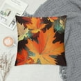 thumbnail image 2 of JEUXUS  Maple Pillowcases  Autumn Leaves Fall Tree Leaf Plant Throw Pillow Covers Cushion Square for Men Women Sofa Bed, 2 of 5