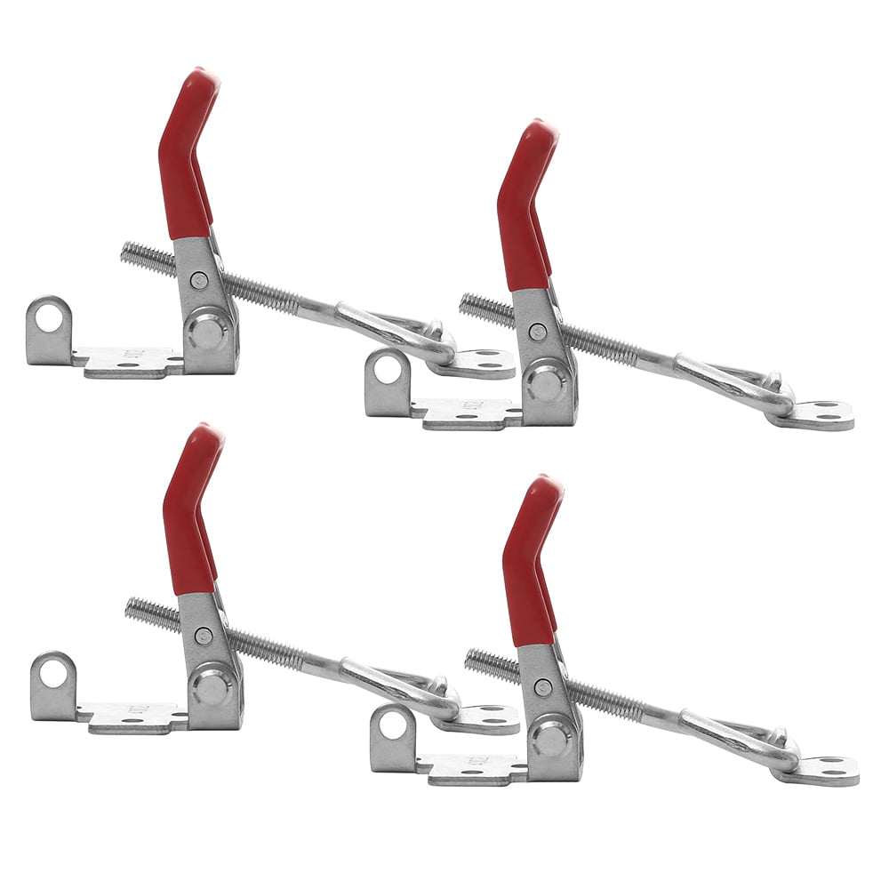4 PCS 90Kg Holding Capacity Horizontal Quick Release Clamp Toggle Hand Tool B1B2