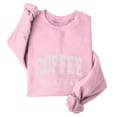 thumbnail image 3 of VISALY Pullover Crewneck Sweatshirt for Womens Oversized Sweatshirt Letter Print Pullover Trendy Long Sleeve Shirt Tunic Sweatshirts Loose Fitting Tops Fall Fleece Pullover Pink Xxl, 3 of 6
