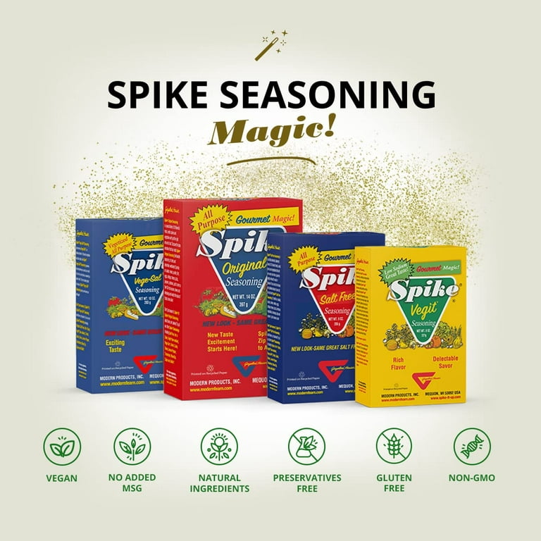 Spike Gourmet Natural Seasoning, Vegit, 2 Ounce (Pack of 6)