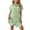 Green, variant on Girls Casual Shirt Dress Collared Button Down Mini Tshirt Dresses Short Sleeve Summer Beach Cover Ups Navy, 5 Years