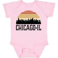 thumbnail image 3 of Inktastic Chicago Illinois Skyline Vintage Boys or Girls Baby Bodysuit, 3 of 5