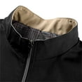 thumbnail image 5 of Jackets for Men 2025 Long Sleeve Stand Collar Business Casual Zip Up Jacket with Pockets Windbreaker Coat Outerwear, 5 of 8