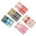 thumbnail image 2 of EeaseCA 5 Sheets Toe Nail Art Stickers Beautiful Toenail Sticker Exquisite Toenail Decals for Women Female Girls (Random Pattern), 2 of 7