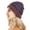 1 Pack - Multicolor, variant on 1Pcs Winter Beanie Hat with Ponytail Hole, Soft Warm Messy Bun Knit Skull Cap for Women, Multicolor