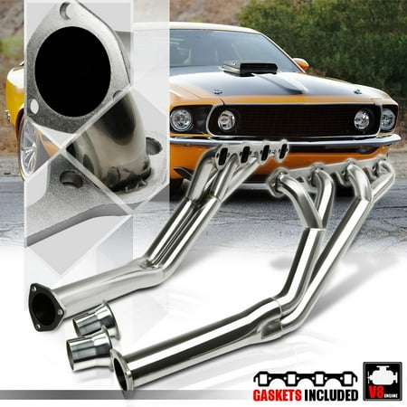 Tpi Exhaust - SS Long Tube Tri-Y Exhaust Header Manifold for 64-70 Ford Mustang 5.0 260-302 V8 65 66 67 68 69