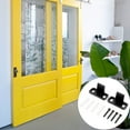 thumbnail image 3 of FUTUREORYY 2 Sets Sliding Door Guides Plastic Black Prevent Swinging Installation, 3 of 6