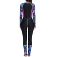 thumbnail image 2 of Women’s Summer Zip Rash Guard Swimsuit for Surfing with Sun and Versatile Athletic Swimwear, 2 of 7