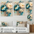 thumbnail image 4 of Designart Multi-Color Blooming Flowers II Canvas Wall Art, 4 of 5