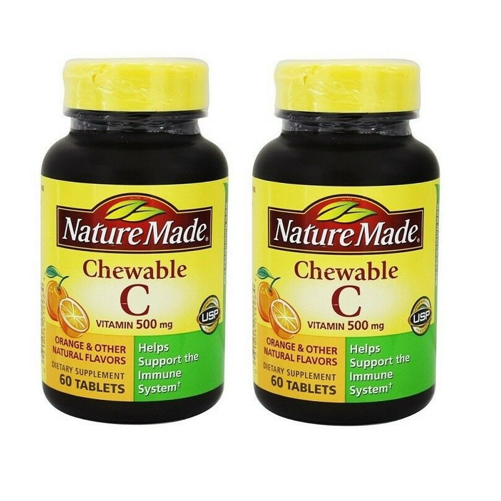 Nature Made Chewable Vitamin C Orange 500 mg , 60 Chewable Tablets2