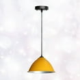 thumbnail image 3 of 1pc Ceiling Lamp Lampshade Macarons Color Creative Single Head For Restaurant Home Office (without Lamp Diameter 30cm Yellow), 3 of 8