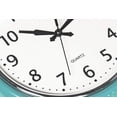 thumbnail image 3 of KY Products Black Wall Clock Retro Silent Non Ticking 12 Inch Round Battery Operated Quality Quartz Easy to Read for Home Kitchen Office Classroom School Clocks Sweep Movement Vintage Décor, 3 of 7