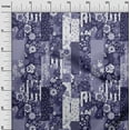 thumbnail image 3 of oneOone Cotton Cambric Dark Blue Fabric Asian Mix Floral Diy Clothing Quilting Fabric Print Fabric By Yard 42 Inch Wide, 3 of 4