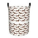 thumbnail image 1 of Fotbe Dachshund Dog Puppy Cesto de Ropa con Asas, Cesto Impermeable de Gran Capacidad, Bolsa de Lavado para Dormitorio, Cesto de Ropa con Ruedas y Asas-Medium, 1 of 6