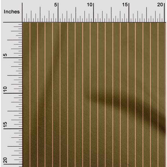 oneOone Georgette Viscose Fabric Wide Stripe Print Fabric By The Yard 42 Inch Wide
