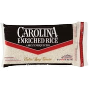 Angle View: Carolina White Rice, Enriched Long Grain White Rice, 5 lb Bag