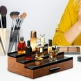 thumbnail image 7 of ZenCart 3 Tiers Wooden Perfume Display Stand with Storage Drawer Large Capacity Desktop Perfume Organizer Storage Box, 7 of 7