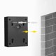 thumbnail image 4 of Fiudx Lámpara de Energía Solar En Ascenso y Descenso, Exterior, Jardín, Impermeable (8,1 X 6,9 X 2,3 Cm), 4 of 7