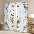 thumbnail image 3 of Manfei Tribal Snake Curtains Pack of 2 (52x84), Bohomian Hippie Animal Curtains for Living Room, Flower Moth Black Out Curtains, Super Cozy Bedroom Decorative, 3 of 6