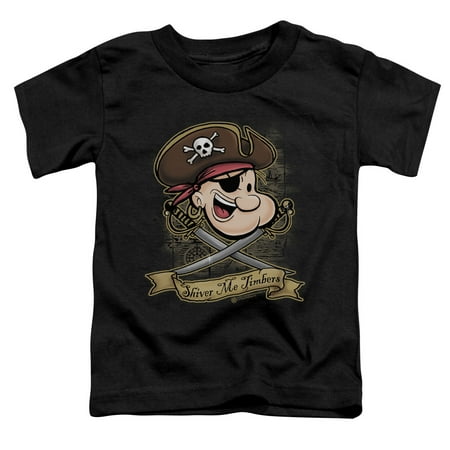 

Popeye - Shiver Me Timbers - Toddler Short Sleeve Shirt - 3T
