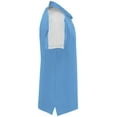 thumbnail image 5 of Augusta Sportswear B09634555 Mens Two-Tone Vital Polo T-Shirt, Columbia Blue & White - Large, 5 of 5