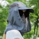 thumbnail image 5 of Toystoory Deporte al aire libre senderismo visera sombrero protección cara cuello cubierta pesca sol Pescar Gris oscuro, 5 of 6