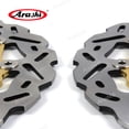 thumbnail image 2 of Arashi Oversize Front Brake Disc Rotors for BMW R1200GS R 1200 GS ADVENTURE 2013 - 2018 R1200GS ABS 2014 - 2018 / R1250GS R 1250 GS ADV 2019 - 2022 Motorcycle Accessories Gold, 2 of 5