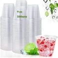 thumbnail image 1 of 500Pack 9 OZ Clear Plastic Cups,Cold Party Drinking Cups,Transparent Plastic Cups Bulk, Disposable Cups for Wedding,Thanksgiving, Christmas Party, 1 of 7