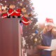 thumbnail image 2 of Gibobby Renos con regalos, de puerta creativo de Navidad, adorno de, decoración de Papá Noel, decoración del(A), 2 of 4