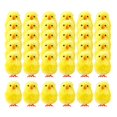 thumbnail image 1 of 36 piezas 1,5 pulgadas miniaturas de animales de jardín Sunnimix Mini pollitos de Pascua, 1 of 8