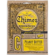 Chimes Peanut Butter Ginger Chews, 5-ounce (pack of 20)