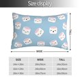 thumbnail image 2 of Fotbe Cartoon Sushi Funda de Almohada Decorativa Estilo Occidental, Lujo en Algodón, Fundas para Almohadas King, Cojín Estampado para Decoración del Hogar-14"x20", 2 of 6