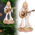 thumbnail image 2 of Parton Christmas Tree Ornament Dolly Home Decor Hanging Christmas Ornaments, Country Music Figurine Holly Xmas Tree Hanging Decor, Style-A, 2 of 5