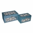 thumbnail image 2 of Cheungs 2 Piece Box with Chevron Pattern Overlay Set, 2 of 2