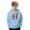czb# Light Blue-c301, variant on CUZIBR Boys Girls Graphic Print Hooded Sweatshirt Kids Pullover Casual Long Sleeve Front Pocket Soft Tops For 4 Years Old Kids Birthday Party Dailywear Fall Clothes,Light Blue-c,3-4 Years