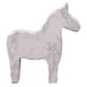 thumbnail image 2 of Estatua de caballo BLESIY escultura Decoración artesanía para dormitorio sala interior pequeño blanco, 2 of 8