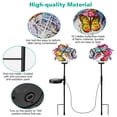 thumbnail image 3 of 2 in 1 Outdoor Solar Light Butterfly Landscape Light Yard Stake Decor Lamp Stake Light w/ Butterfly, 3 of 6