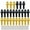 Black and yellow, variant on 26Pcs Table Soccer Men Player Toy Table Foosball Player Replacement Soccer Tables Players Easy Installation Repair Parts