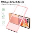 thumbnail image 3 of Dteck for Motorola Razr Ultra 2025 Magnetic Case with Screen Protector, Compatible with MagSafe, Ultra Slim Lightweight Anti Yellowing Phone Cover Durable Rugged Shockproof TPU,Pink, 3 of 5