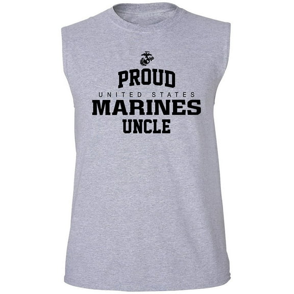 Proud Marines UNCLE Adult Sleeveless Tee