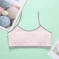 thumbnail image 2 of CYRBOKO Girl's Training Bars Top, Lightweight Cotton Comfortable Soft Breathable Seamless Bras Pink Size 11-13 T, 2 of 3