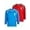 Royal/Red, variant on iXtreme Boys' Rash Guard Shirts Long Sleeve - 2 Pack UPF 50+ Quick Dry Sun Protection Swim Shirts - (8-18)