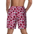 thumbnail image 2 of Lsque Mens Swim Trunks Rose Flowers Pattern - Bathing Suit Compression Liner - Beach Swim Shorts Swimwear - (S-3XL) - Stretch Quick Dry -3X-Large, 2 of 9