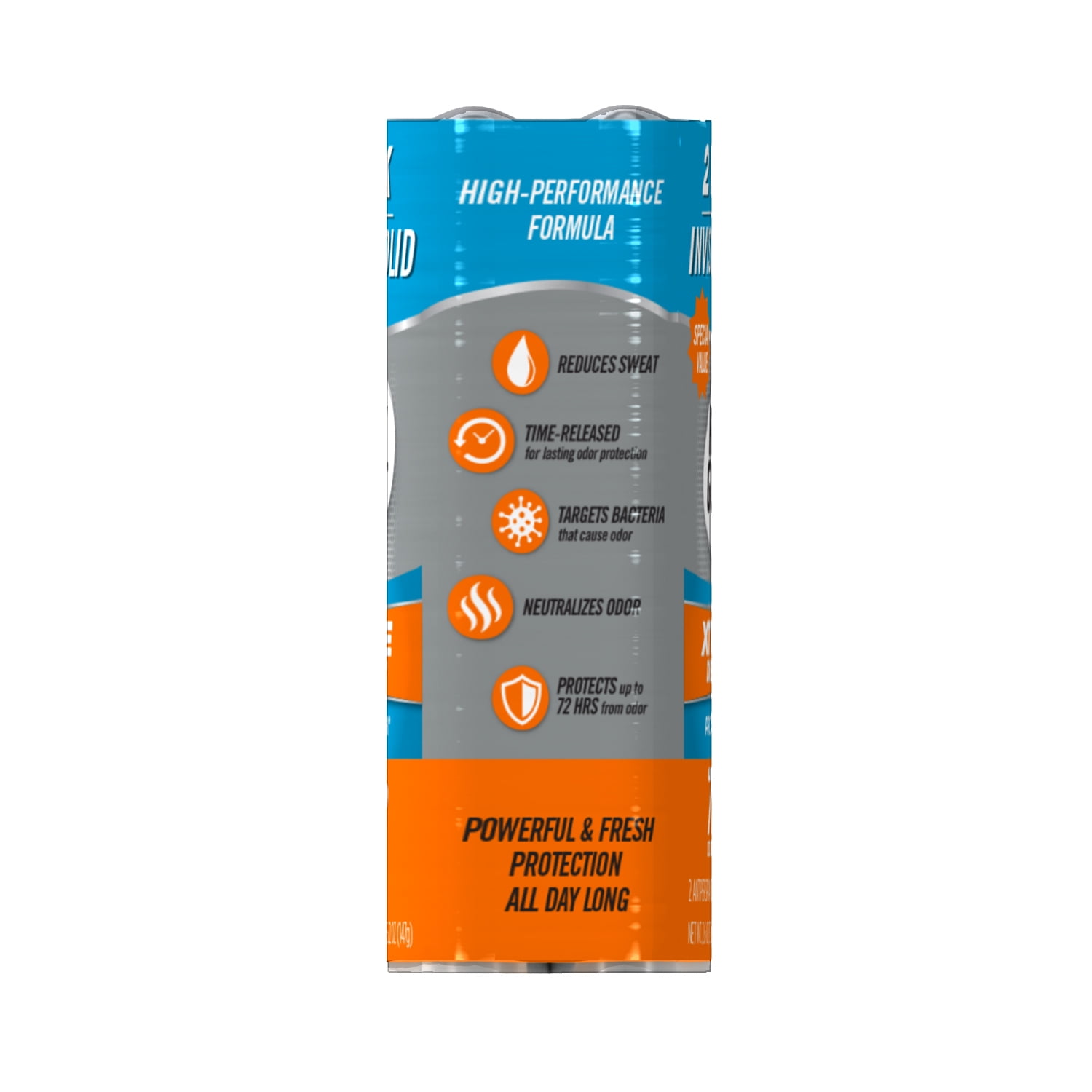 Right Guard Xtreme Defense Antiperspirant Deodorant Invisible Solid Stick, Arctic Refresh, 2.6 Ounce (Pack of 2)