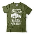 thumbnail image 4 of Daddy Daughters Shirt Not Always Eye To Eye But Always Heart To Heart Shirt Cute Daddy Shirt (Large Navy Blue), 4 of 6