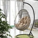 thumbnail image 2 of Silla de huevo columpio hamaca cojín colgante cesta cuna mecedora cojín jardín al aire libre interior decoración del hogar sin silla columpio Fivean unisex, 2 of 2