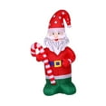 thumbnail image 2 of Adornos navideños inflables: Figura de Papá . Fácil de instalar. Decoración navideña clásica iluminada para interiores, patios y jardines., 2 of 9